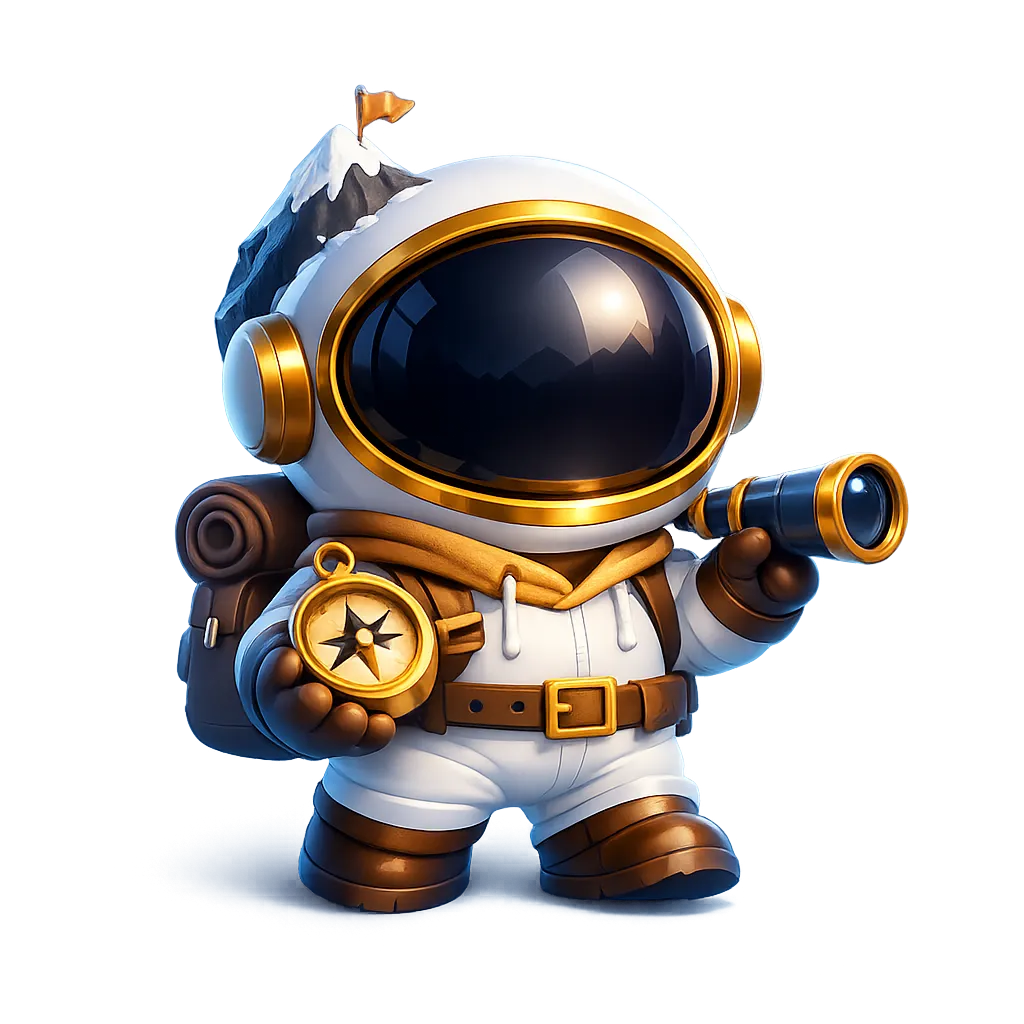 Polished 3D mascot representing Wunderino Casino with soft lighting and a clean background, designed for Germany's online cas
